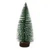 Árbol de Navidad Pequeño de Oferta Navideña de Amazon Mini Árbol de Navidad de Cedro Copo de Nieve de Aguja de Pino Mini Árbol de Navidad de Escritorio