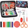 Kit de Costura Doméstico Bolsa Mini com 10 Peças Ferramentas de Costura e Reparo Multifuncionais e Convenientes Caixa de Costura Atacado de Fábrica