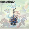 Zootopia 2 Nick Judy Gary Chaveiro Acrílico Ins de Alto Valor Mochila Mercadoria de Filme Pingente