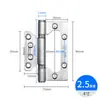 Dobradiça de rolamento de aço inoxidável 304D 4 polegadas 5 polegadas espessa dobradiça silenciosa para porta de madeira dobradiça dobradiça de letra silenciosa