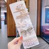 Corea del Sur Dongdaemun Lindo Pluma Traje de 6 Horquillas Sentido Avanzado Clip Oso Flequillo Clip de Borde Nueva Horquilla