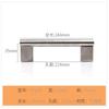 Manijas Cuadradas Extensibles de Acero Inoxidable Transfronterizas para Puertas de Gabinete, Manijas Cuadradas de Lujo Ligero para Cajones de Gabinete de Cocina y Armarios al por Mayor
