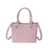 Bolsa Pequena Tote Bag Exquisita de Alto Valor Moda Nicho Estilo Coreano Bolsa para o Dia a Dia Cor Sólida Simples Transversal Bolsa Feminina