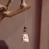 Doce Llaveros del Zodiaco con Tallados en Madera para Llaves del Coche: Rata, Buey, Tigre, Conejo, Dragón, Serpiente, Caballo, Oveja, Mono, Gallo, Perro, Conejo