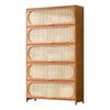 Estante de Cocina de Pie Armario Multicapa Estante para Microondas Doméstico Armario de Almacenamiento Integrado de Cocina Montado en Pared Armario