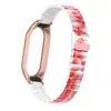 Adecuado para Correa Xiaomi Mi Band 8, Pulsera Estilo Hebilla de Eslabones de Bambú de Acero Inoxidable, Caja de Metal, Correa Xiaomi Mi Band 7