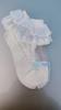 Calcetines de Encaje para Niñas Niños Cristal Ultra-delgados Princesa Baile Doble Capa Rayados Seda de Hielo Transparentes Sin Hueso Sin Costuras Transpirables Planos
