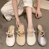 Zapatos Planos Estilo Brisa Suave de Noche Combinados con Minifaldas, Mocasines, Zapatos de Ballet Estilo Hada, Zapatos Nuevos de Boca Baja Primavera/Verano 2026