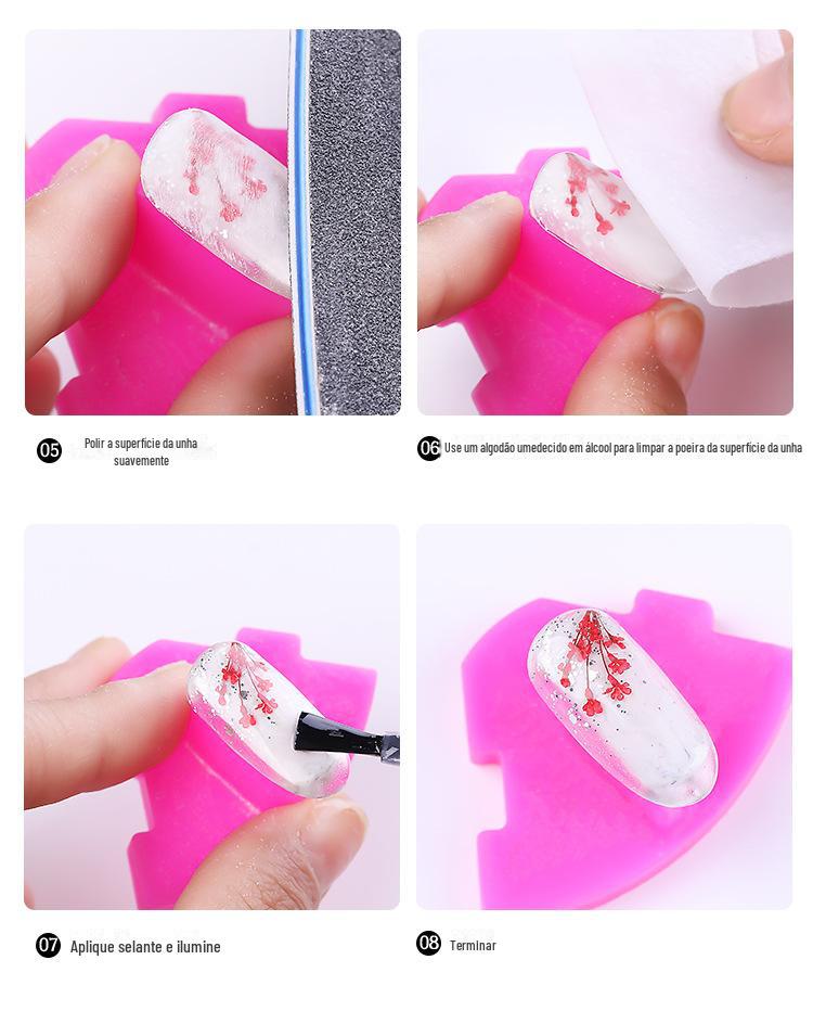 美甲干花 蕾丝干花 水仙花