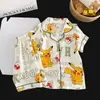 Pijama Infantil 2026 Desenho Animado Roupas Infantis Novo Estilo Meninos e Meninas Algodão Nuvem Crianças Grandes Gola Reversível Conjunto de Roupa para Casa Transfronteiriço