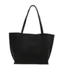 Bolsa Feminina Simples de Grande Capacidade Cor Color Blocking da Moda Estilo Minimalista para o Dia a Dia Bolsa de Ombro Única 2026 Nova Bolsa Tote de Mão Elegante