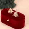 Pendientes largos con borlas de Papá Noel, diseño de niña, pendientes únicos de otoño e invierno de alta calidad.