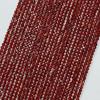 Venta al por mayor de cuentas de ágata roja natural, redondas, con corte en ángulo, superficie de doble tortuga, cuentas planas talladas, cuentas sueltas, accesorios de joyería DIY