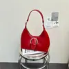 2026 Nova Moda Primavera e Verão Fivela de Cinto Tendência Bolsa de Ombro Sob o Braço Nicho Moda Retrô Bolsa Transversal de Ombro