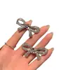 Nova Presilha de Cabelo Laço Totalmente Cravejada de Diamantes Coreana Moda Nicho Doce Temperamento Menina Boa Franja Cabelo Lateral