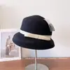Chapéu de Sol Moda com Laço de Seda e Linho Estilo Hepburn para Mulheres, Chapéu de Sol Bucket Versátil para Verão, Férias e Viagem
