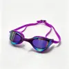 Nuevas gafas de natación para competición profesional, unisex, HD, impermeables, antivaho y galvanizadas.