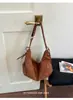 Bolso de Felpa de Gamuza de Alta Gama Plegado para Mujer 2026 Nuevo Otoño Gran Capacidad Bolso de Hombro Único Bolso de Mano Retro para el Trabajo