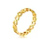 Anillo de Acero de Titanio con Estrella de Cinco Puntas Estilo Fresco Moda Nueva Anillo para Dedo Índice Oro 18K Joyería para Mujeres Personalidad Ins