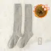 Calcetines Grues para Pantorrilla de Otoño e Invierno, Calientes de Felpa, Tubo Largo, Color Sólido, Japoneses JK, Antideslizantes, Casuales, Versátiles, Calcetines de Pantorrilla, Calcetines Zhuji