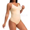 Ropa Interior de una Pieza Moldeadora de Cuerpo Tanga Transfronteriza Europea y Americana Control de Abdomen Abertura Inferior Levantamiento de Glúteos Tirante Soporte de Senos Corsé Corporal