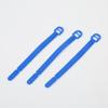 Cinturón de silicona para etiquetas de equipaje con pegamento de color, brida para etiquetas de equipaje, cinturón de PVC para etiquetas de equipaje, cuerda colgante, venta al por mayor