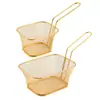 Cesta pequeña para papas fritas cesta para pollo frito Vajilla gourmet creativa cesta pequeña para fritos cesta para snacks americanos al por mayor