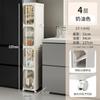 Gabinete de Almacenamiento Plegable para Baño Personalizado Tipo Cajón para Espacios Estrechos Gabinete Lateral de Plástico para Espacios Estrechos de Baño