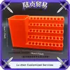 Caixa de Armazenamento de Brocas de Chave de Fenda 3D Impressa Transfronteiriça com 20/50 Furos Suporte para Painel Perfurado Adequado para Armazenamento Hexagonal de 6,35 mm