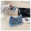 Bolso de Hombro para Axila de Moda para Mujer 2025 Mezclilla Estrella de Cinco Puntas Nuevo Bolso Cruzado Versátil Diseño de Nicho Bolso de Mano