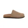 Sandalias Birkenstock minimalistas del mismo estilo que las de Mamá Uva para mujer, slip-ons versátiles de punta redonda, suela gruesa, medias pantuflas de punta cerrada, para usar al aire libre en otoño e invierno