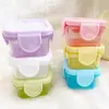 Mini Caja de Almacenamiento Macaron Pequeño Corazón Femenino Linda Caja de Medicamentos Caja para Artículos Varios Joyería Caja de Joyería Plástico Caja Pequeña