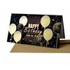 Cartão de Agradecimento Bronzeado Preto Universal Fita Festa Jardim de Meteoros Presente de Aniversário Bênção Presente Decoração Cartão de Felicitações