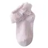 Meias Infantis de 25 Anos com Renda Respirável de Malha, Meias Princesa Lolita para Meninas, Meias Curtas Finas Delicadas de Renda Estilo Ins
