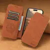 Adequado para Capa de Celular Iphone18Promax, Capa Flip, Porta-Cartão, Suporte de Carregamento Sem Fio Magnético Magsafe Capa de Couro