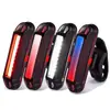 Luces de bicicleta al por mayor, luces traseras recargables por USB, luces LED de alto brillo, luces traseras para bicicleta de montaña, equipo de luces de advertencia para bicicleta