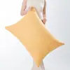 Estilo Nórdico Linho Espesso Cor Sólida 70 Almofada Grande Suporte Lombar Cabeceira Almofada Macia 60 Almofada Almofada de Cochilo para Sofá Almofada Lombar