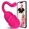 Ovo Vibratório Controlado por App Remoto, Dispositivo de Masturbação Feminina, Usável para Inserção e Remoção, Produto Adulto Alternativo