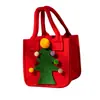 Bolsa de Fieltro Navideña Estilo Tiktok Transfronteriza, Bolso de Mano de Fieltro Creativo para Regalo de Nochebuena para Niños
