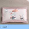 Almohada de verano para niños 0-1 años almohada fresca de seda de hielo absorbente del sudor transpirable 3-6-9 años estudiante de jardín de infantes almohada de trigo sarraceno