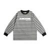 Ropa Infantil Dk Otoño Estilo Japonés Camiseta Rayada de Manga Larga para Niñas y Niños, Camiseta Básica Casual Elegante para Niños Pequeños y Mayores