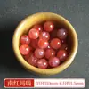 Piedra Natural Grado Coleccionista Ágata Roja Cuentas Sueltas Collar Pulsera de Cuentas DIY Pulsera de Hilo para la Mano Accesorios de Joyería de Cuentas Wenwan