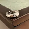 Anillo Abierto de Corazón con Goteo de Aceite, Moda Simple de Verano, Temperamento Fresco, Joyería para Manos Dulce de Lujo Ligero de Alta Gama para el Trabajo