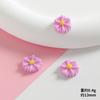 Colección de Flores Parche Pegamento Crema Materiales DIY Hechos a Mano Zuecos Funda para Teléfono Móvil Pasador Joyería Resina Accesorios Pequeños