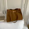 Bolsa Grande de Alta Qualidade Estilo Retrô Transfronteiriça Novo Modelo 2026 Versátil Bolsa Transversal Feminina Bolsa de Ombro Estilo Saco