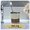 Portacepillos de Dientes Estilo Vintage Baño Acero Inoxidable Vaso para Enjuague Familiar Cepillo de Dientes Eléctrico Taza para Cepillo de Dientes de Pareja Boca Ancha con Logo