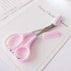 Artefacto para recortar cejas de Corea del Sur set de tijeras para recortar cejas tijeras de belleza con peine para cejas tijeras pequeñas empaque de tarjeta coreana