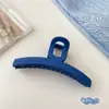 Cor Café com Leite Pegador para Cabelo Feminino Cabeça de Clipe Fosca Acessório de Cabelo High-End Grampo de Cabelo de Pelúcia Presilha Grande de Tubarão Venda por Atacado