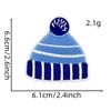 Patch de Tecido Graffiti Azul Inverno Aplique para Roupas Decoração Série Acessórios de Natal Transfronteiriços Natal Selo Bordado à Máquina