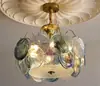 Lámpara de techo de crema estilo francés para dormitorio, Nueva lámpara estilo vintage 2025 para dormitorio principal, Iluminación de lujo retro para comedor